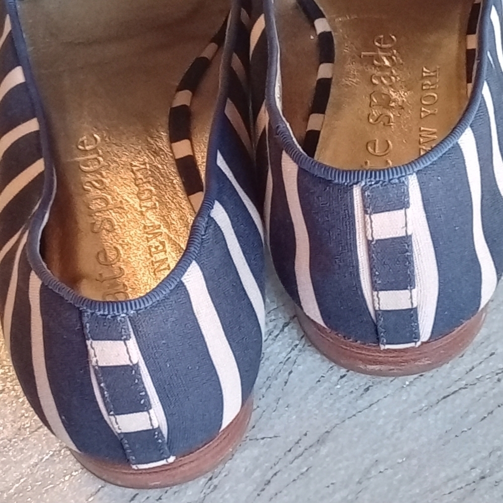 Kate Spade "Tia Firework" Loafers Embellished Canvas Slip-On Shoe Women Size 8.5 - Picture 10 of 16